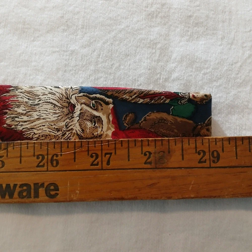 Robert Talbott Nordstrom Tie Mens One Size Silk Christmas‎ Santa Holiday Novelty